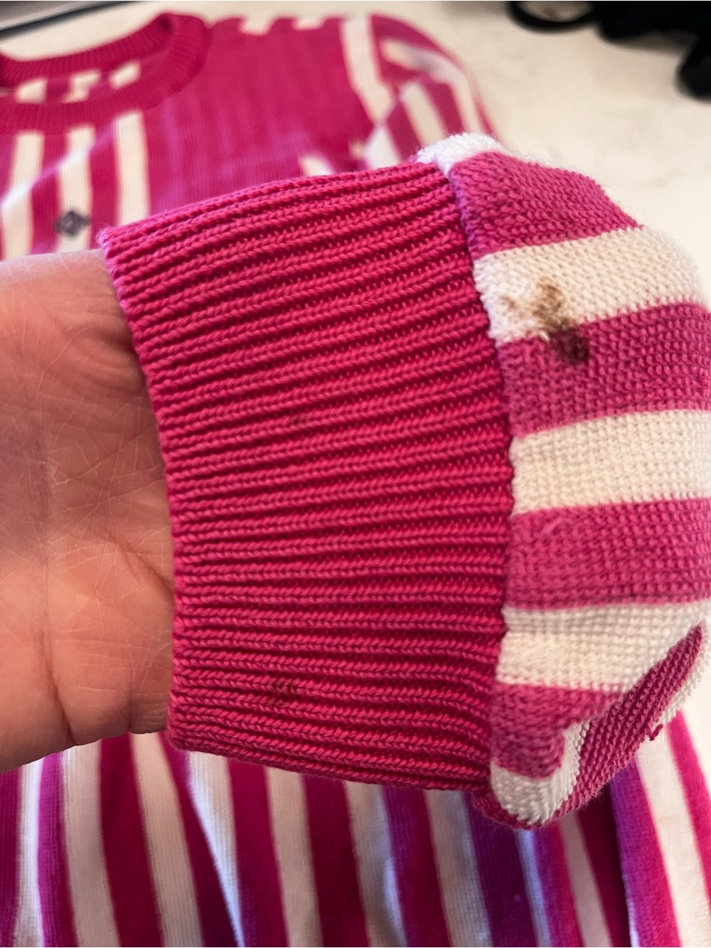 Christian Dior ✨RARE ✨ Vintage Stripe Crewneck Sweatshirt - 90s Luxury Retro - Picture 11 of 12